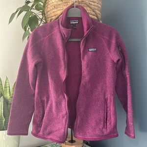 Purple Patagonia Zip Up Size medium